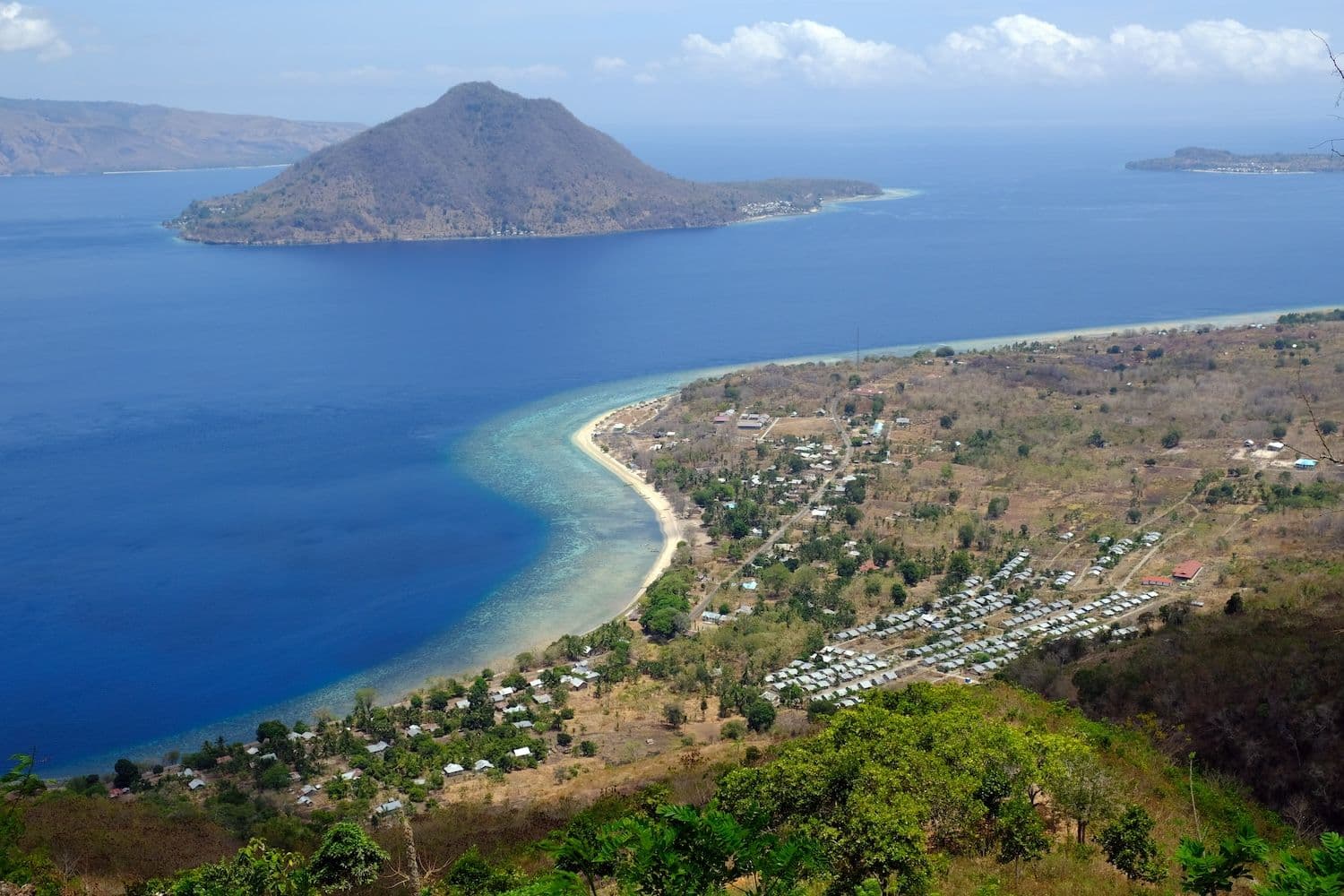 alor archipelago view, beach coast